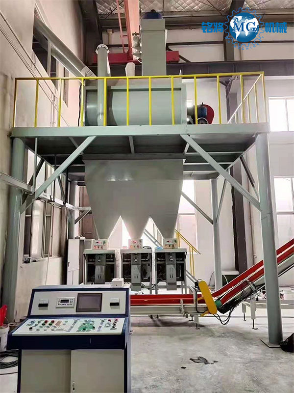 江蘇張家港輕質(zhì)石膏砂漿自動化生產(chǎn)線安裝收尾！馬上準(zhǔn)備試機(jī)啦！