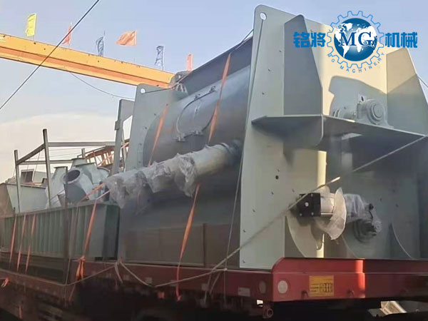 陜西西安定制犁刀混合機成套設備發貨！